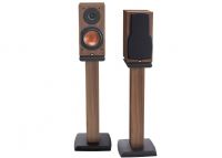 Chario Silhouette 100 Bookshelf Speakers Light Walnut