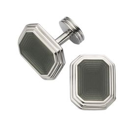 Charles Tyrwhitt Pewter Enamel Cufflinks