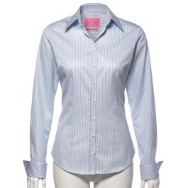 Sky & Petrol Sea Island Quality Tailored Shirt