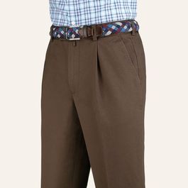 Charles Tyrwhitt Truffle Single Pleat Chinos