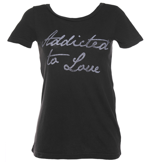 Ladies Vintage Distressed Addicted To Love