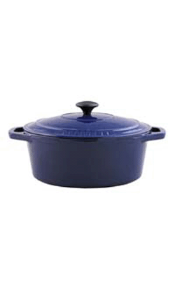 chasseur Casserole  oval  29cm  3.8ltr - Cobalt