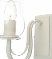 Chateau Satin Porcelain Effect Single Wall Light