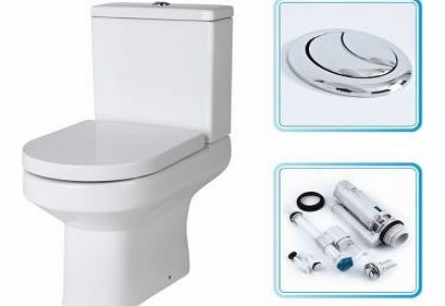 Cheapsuites Lute Toilet Pan Cistern and Soft