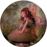 Cheatwell Games Mushroom Fairy - 300 Piece Round Jigsaw Puzzle