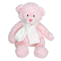 chelsea 25cm Ollie Bear - Pink.