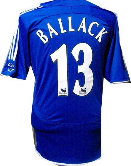 Adidas 06-07 Chelsea home (Ballack 13)