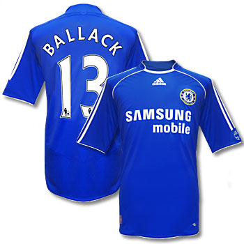 Adidas 07-08 Chelsea home (Ballack 13)