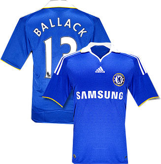 Adidas 08-09 Chelsea home (Ballack 13)