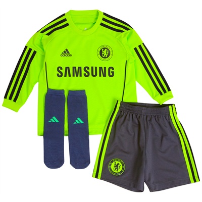 Adidas 2010-11 Chelsea Goalkeeper Little Boys Home Mini