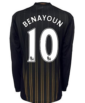 Chelsea Adidas 2010-11 Chelsea Long Sleeve Away Shirt (Benayoun