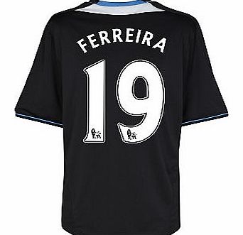 Chelsea Away Shirt Adidas 2011-12 Chelsea Away Football Shirt (Ferreira 19)