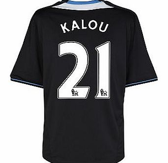 Chelsea Away Shirt Adidas 2011-12 Chelsea Away Football Shirt (Kalou 21)