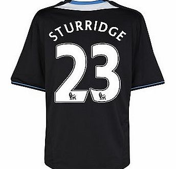 Chelsea Away Shirt Adidas 2011-12 Chelsea Away Football Shirt (Sturridge 23)