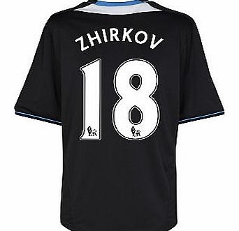 Chelsea Away Shirt Adidas 2011-12 Chelsea Away Football Shirt (Zhirkov 18)