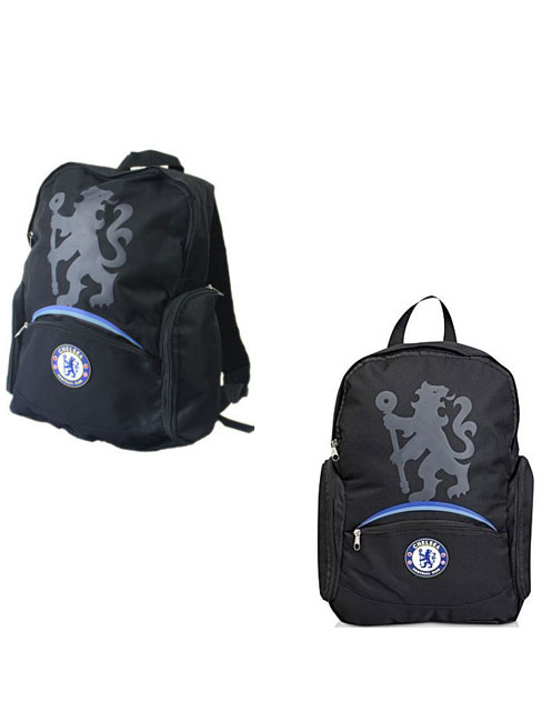 Chelsea FC Black Backpack Rucksack Bag