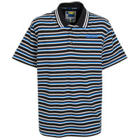 London Stripe Polo Top - Black.