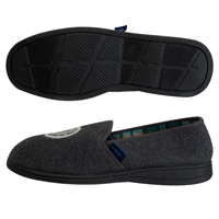 Vintage Slipper - Charcoal.