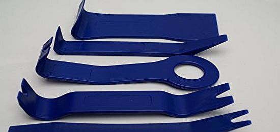 Chequers Motorstore New 5pcs Car Door Plastic Trim Panel Dash Installation Removal Pry Tool Kit