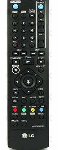 CHERRYPICKELECTRONICS *BRAND NEW* LG DVD RECORDER RHT387H * RHT397H * RHT398H * RHT399H REMOTE CONTROL