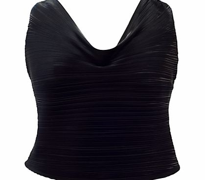 Chesca Pleated Camisole, Black