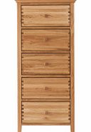 Chest Oklahoma 5 Drawer Chest - Oak