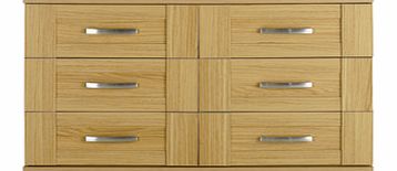 Oslo 6 Drawer Chest - Oak