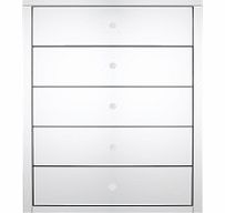 Chest Vegas 5 Drawer Chest - Mirror