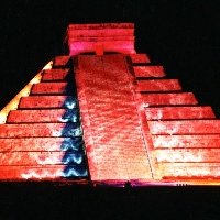 Chichen Itza Ruins Classic - Evening Light Sound Chichen Itza Evening Show (Light Sound)