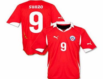 Chile Puma 2011-12 Chile Puma Home Shirt (Suazo 9)