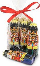 Nutcracker chocolate tree decorations - Bag of 5