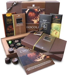 The dark chocolate tasting hamper