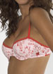 Ric Rac Print balconette bra