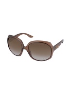 Dior Glossy 1 - Signature Plastic Round Sunglasses