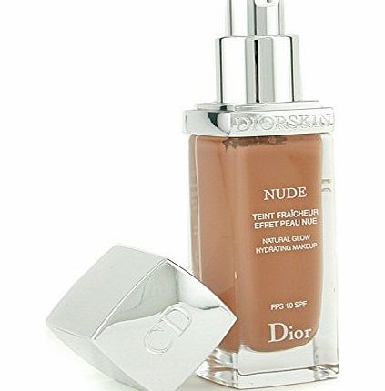 Christian Dior Diorskin Nude Natural Glow Hydrating Make Up SPF 10 by Christian Dior 050 Dark Beige 30ml