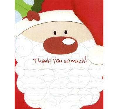 Christmas cards Santa Christmas Thank You Sheets - Pack of 20