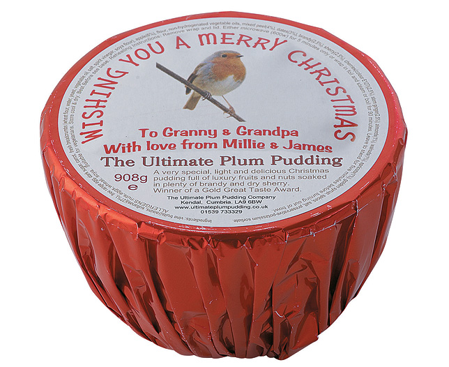 Christmas Pudding - Large - inchMerry Christmas