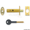 60mm Brass Finish Door Bolt