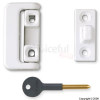 8K101 White Finish Window Lock