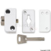 8K102M White Finish Push Button Window