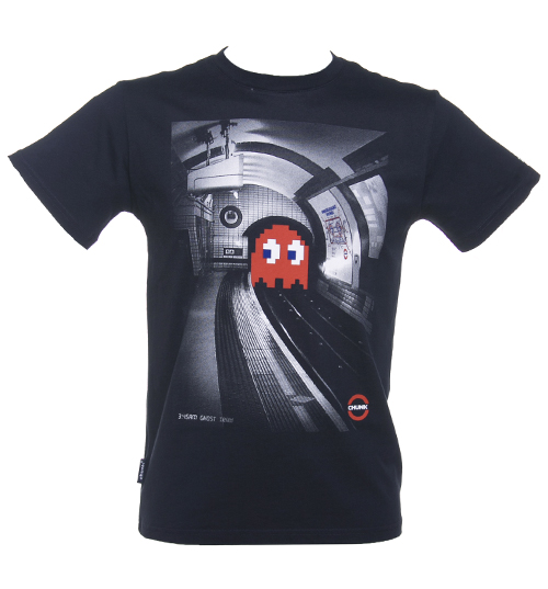 Mens Navy Gamer Underground Ghost Train