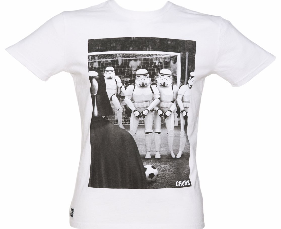 Mens White Freekick T-Shirt from Chunk