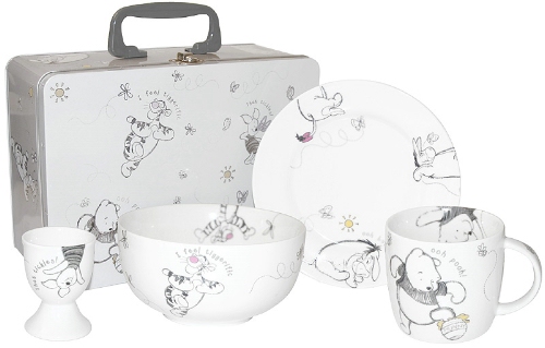 Churchill China Winnie The pooh Silver Lining Breakfast Set