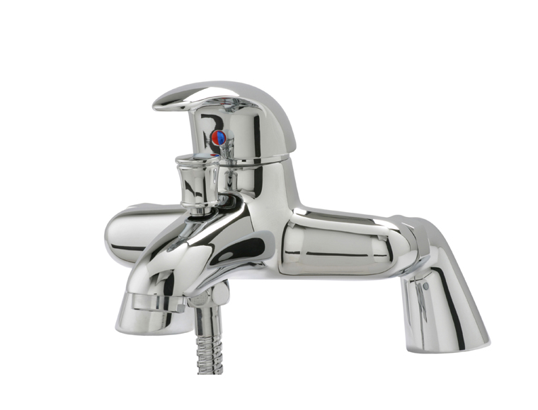 Canberra Deck Mounted Bath Shower Mixer