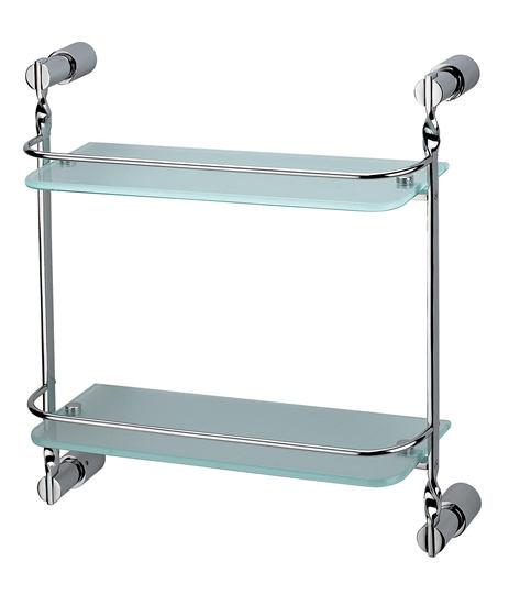 Dalston Double Toughened Glass Shelf