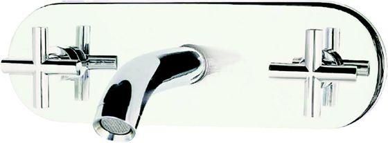 Plate Wall Mount Basin Mixer