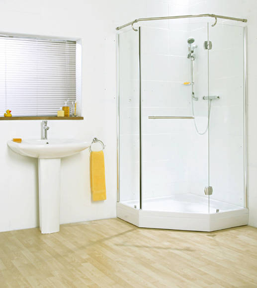 Verona Indulge Pentagonal Shower Enclosure (Right)