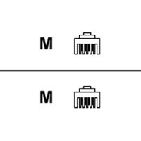 cisco - Modem cable - RJ-11 (M) - RJ-11 (M)