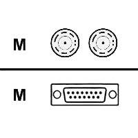 cisco - Network cable - DB-15 (M) - BNC (M) - 5 m