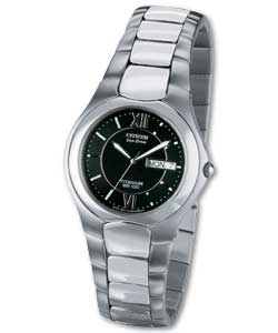 Citizen Gents Eco-Drive Corso Titanium Watch